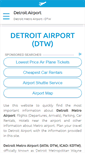 Mobile Screenshot of detroit-airport.com